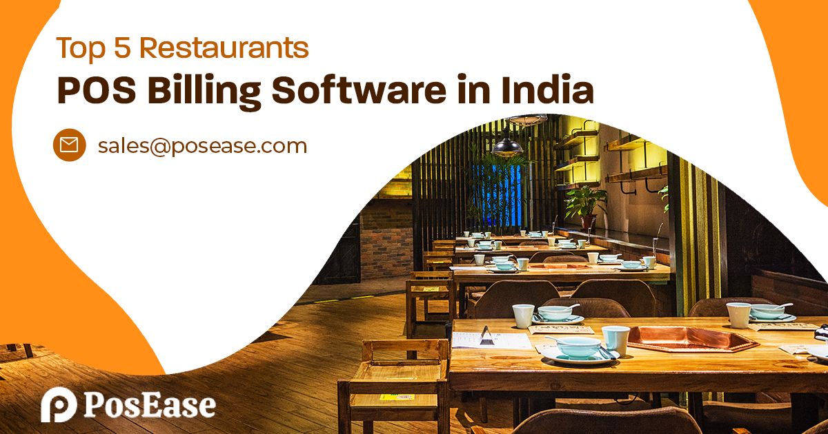 Top 5 Restaurants POS Billing Software in India 2022