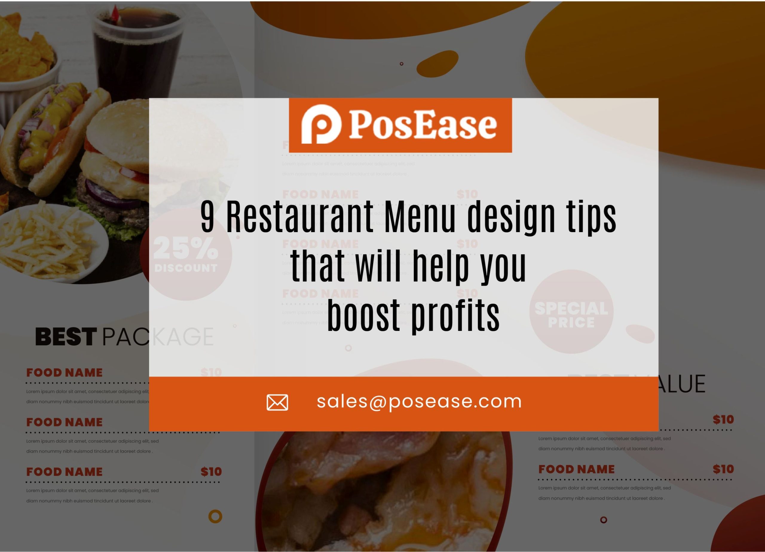 9 Restaurant Menu design tips that will help you boost profits